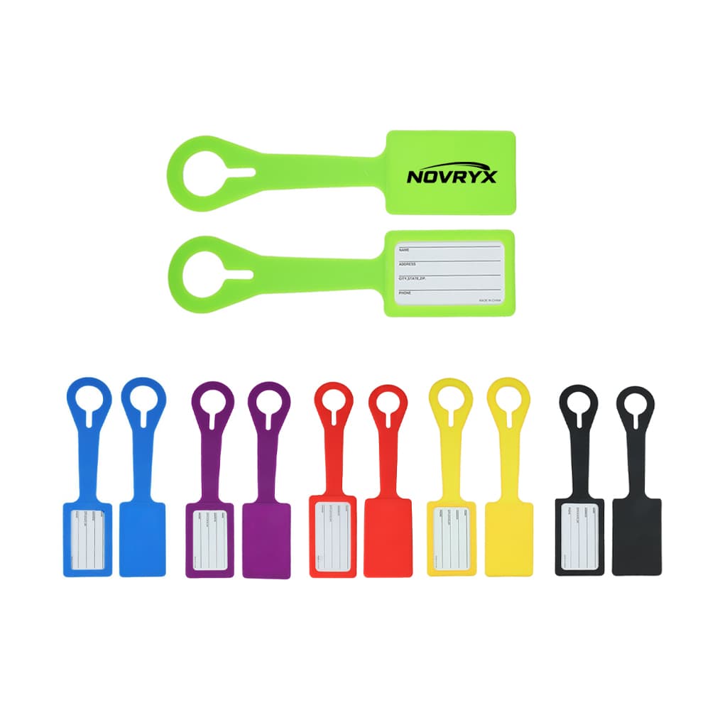 Flexible Silicone Luggage Tag