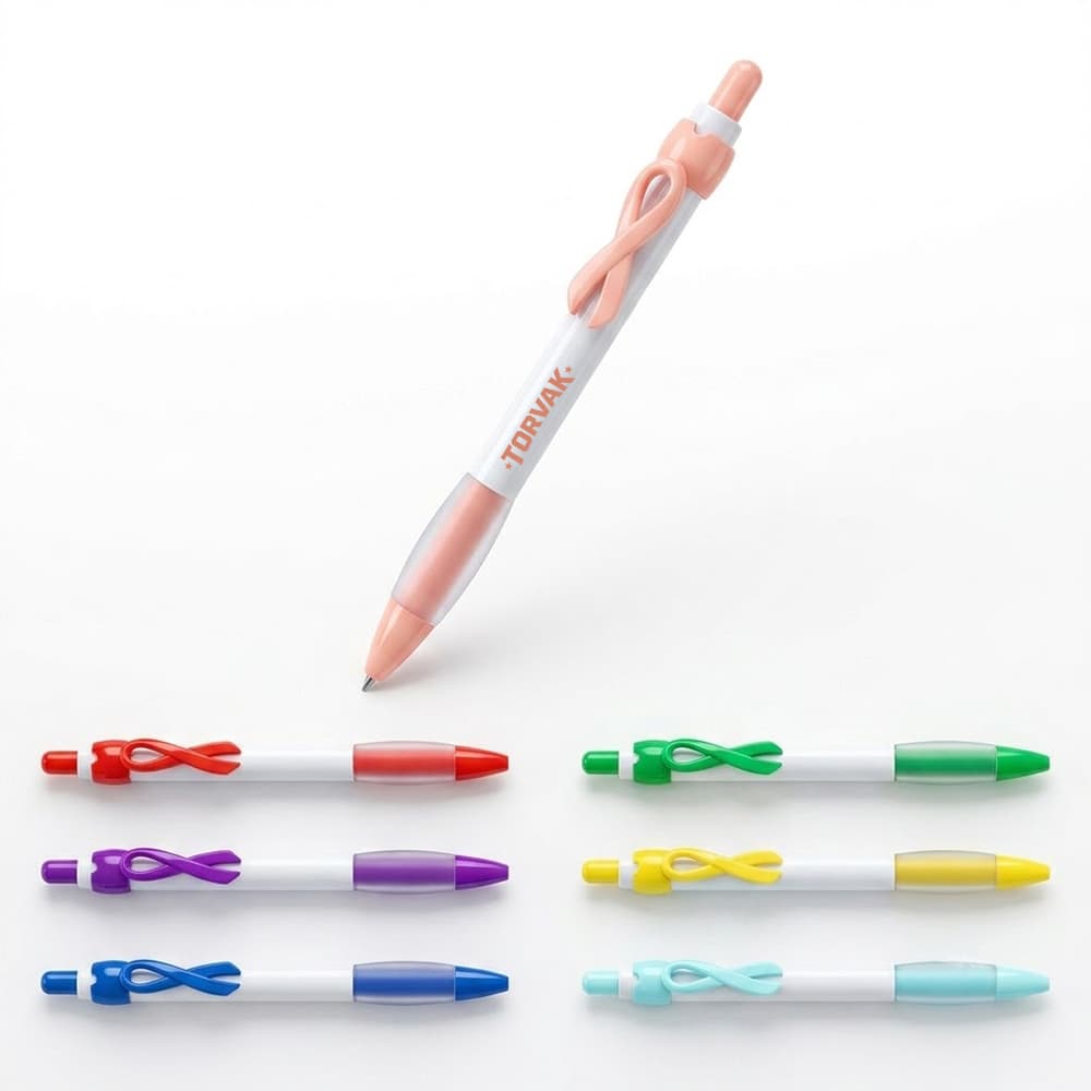 Awareness Ribbon Shaped Ballpoint Pen