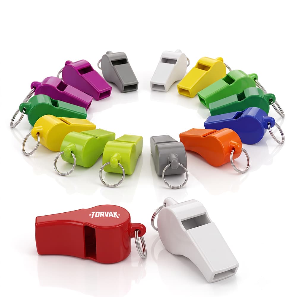 Poly Whistle w/ Key Ring Spiral