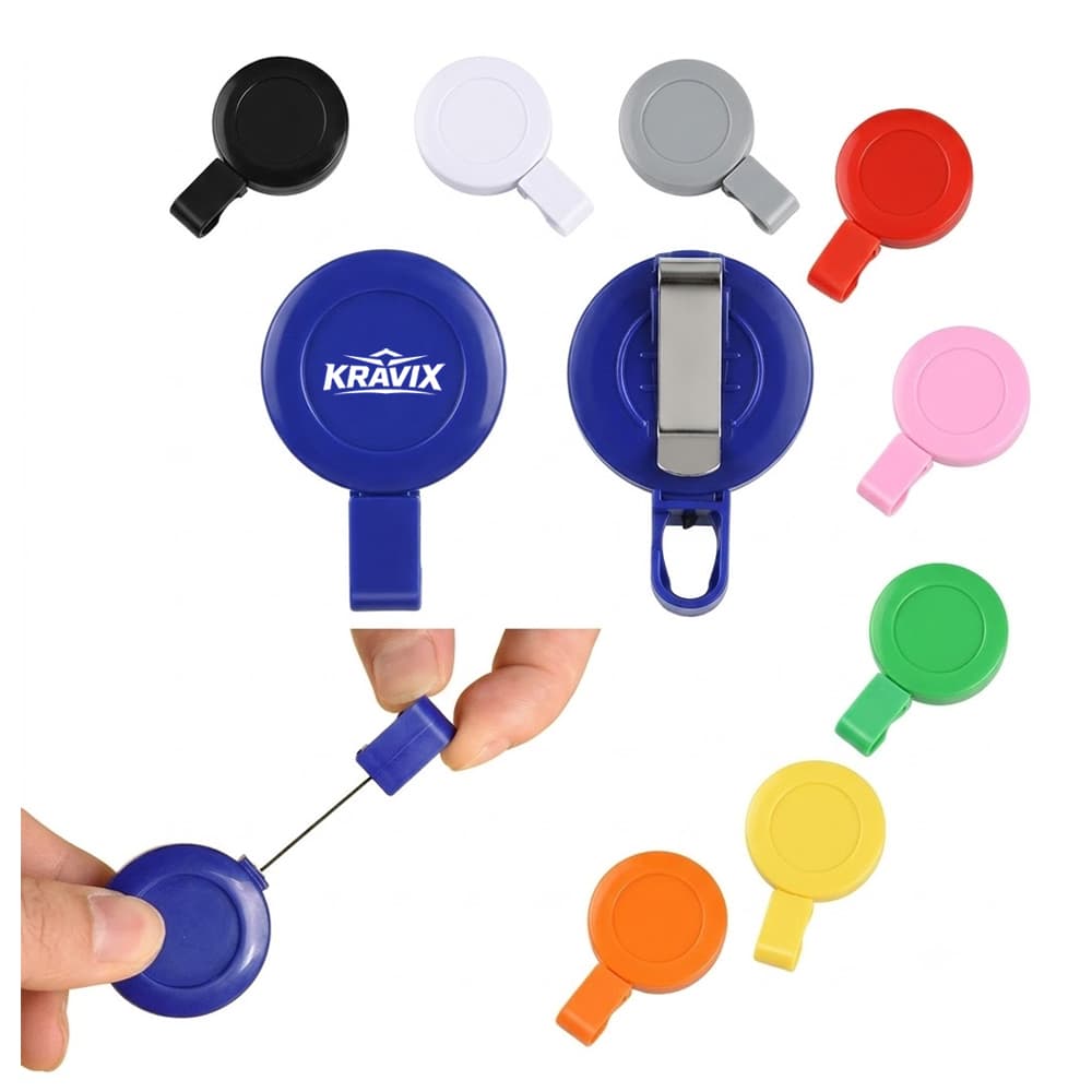 Epoxy Dome Retractable Badge Reel
