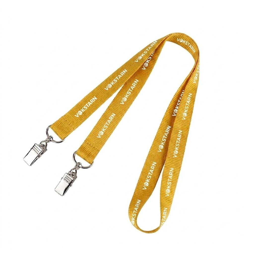 Open Ended Polyester Lanyard w/ Dual Clips gallery 1