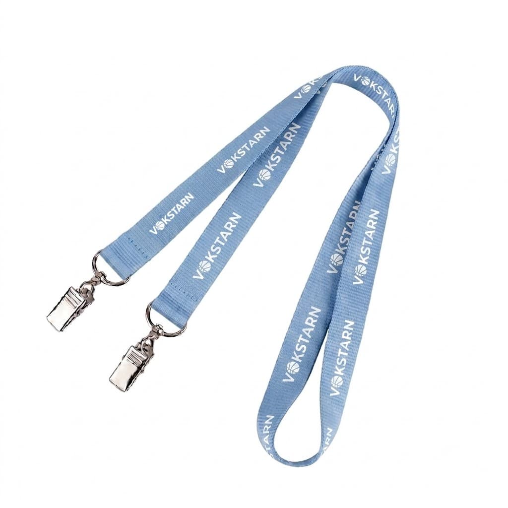 Open Ended Polyester Lanyard w/ Dual Clips gallery 3