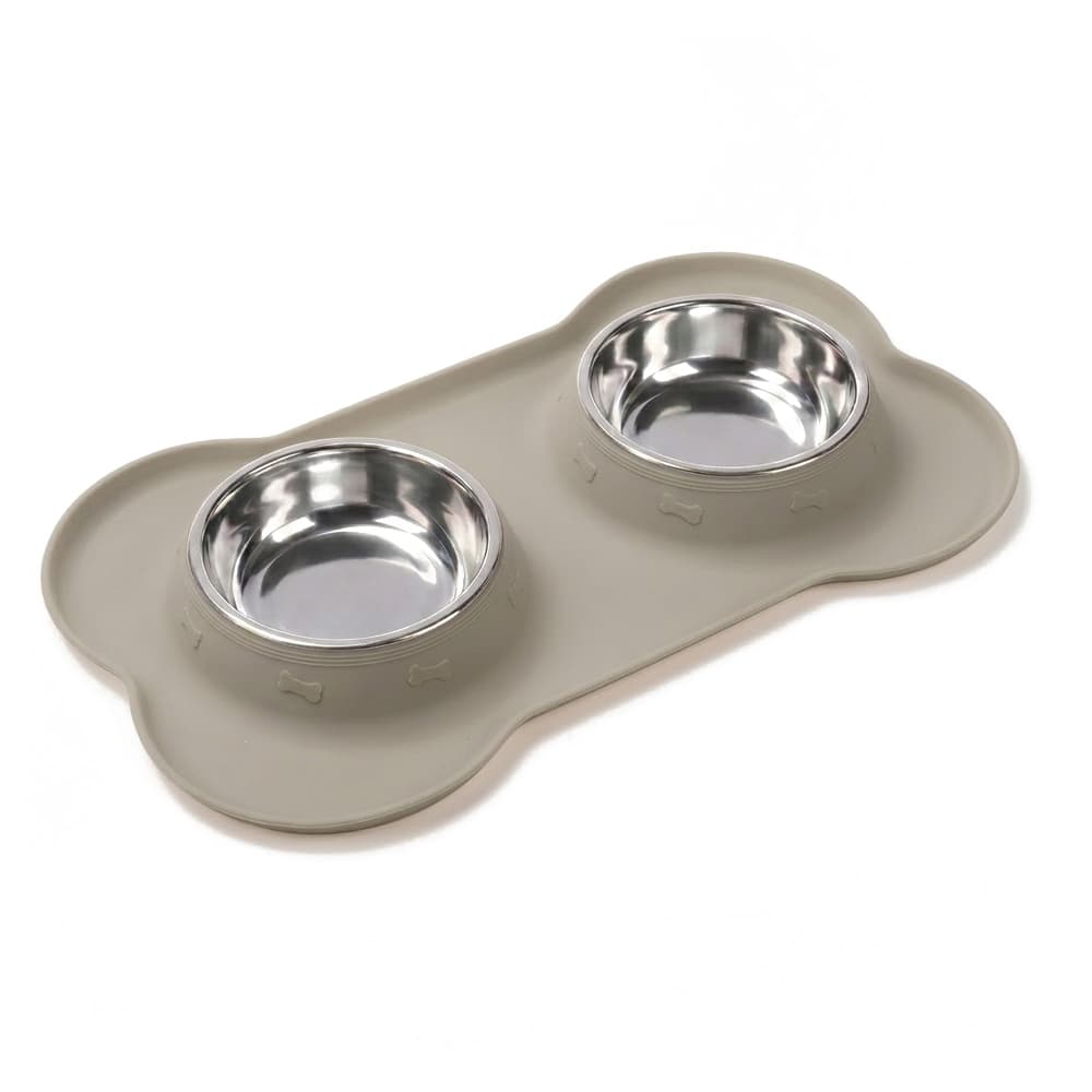 Silicone Pet Feeding Bowl w/ Non Slip Mat gallery 5