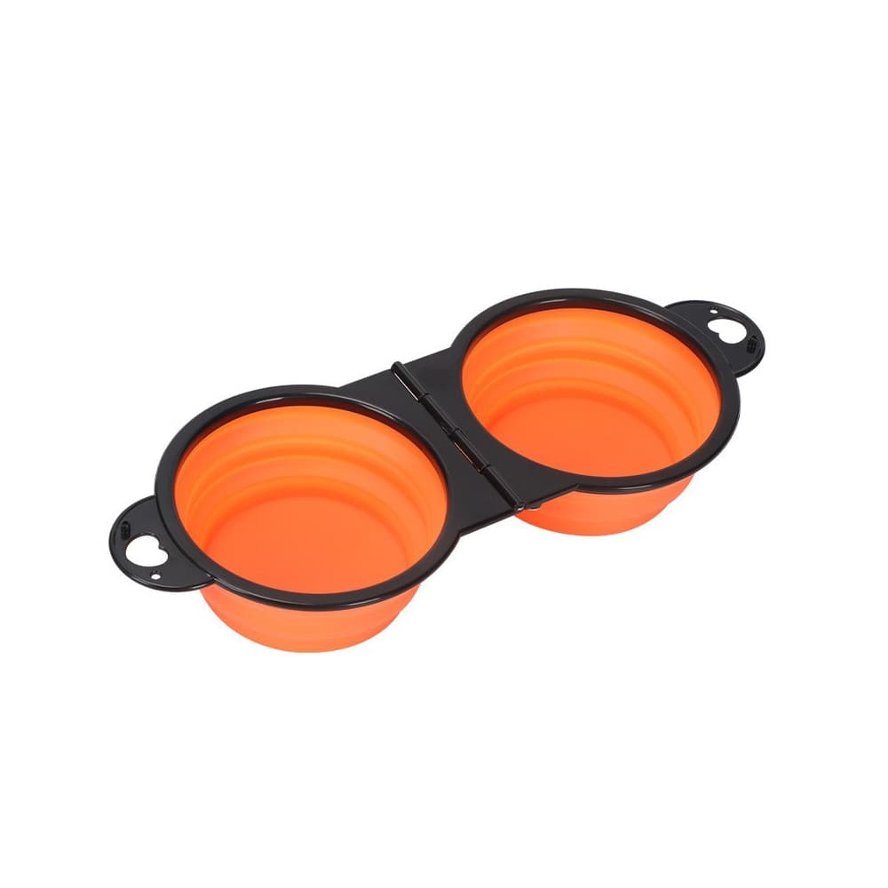 Collapsible Dual Pet Bowl w/ Carabiner gallery 3