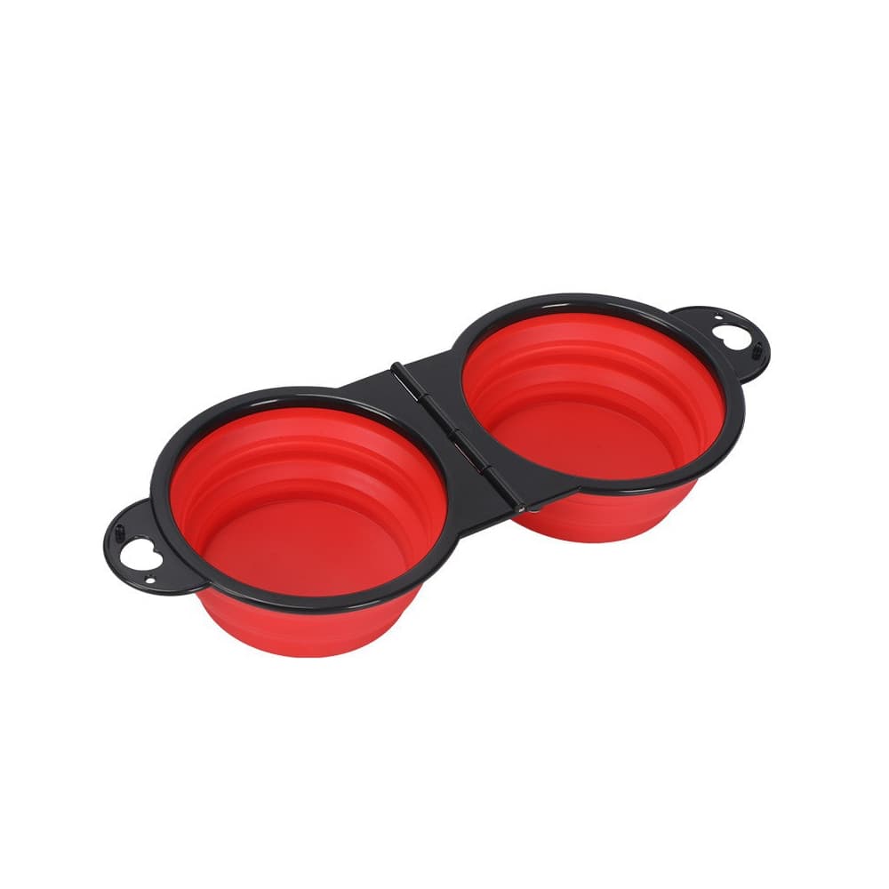 Collapsible Dual Pet Bowl w/ Carabiner gallery 6