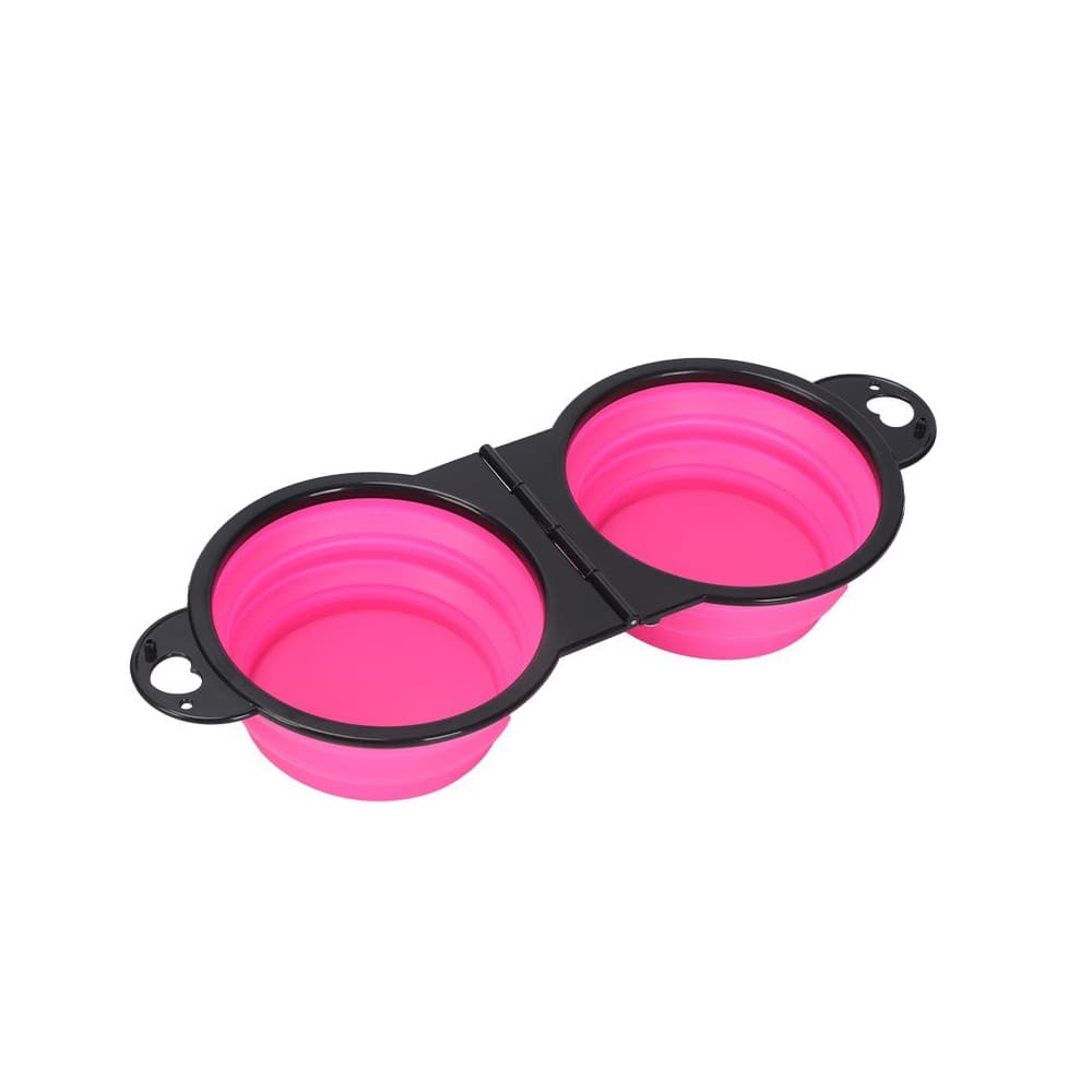 Collapsible Dual Pet Bowl w/ Carabiner gallery 9