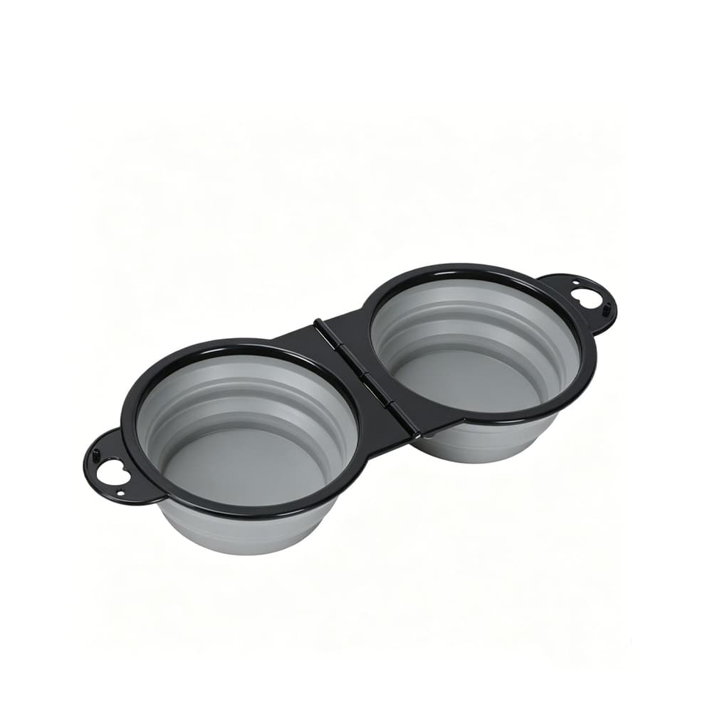 Collapsible Dual Pet Bowl w/ Carabiner gallery 7