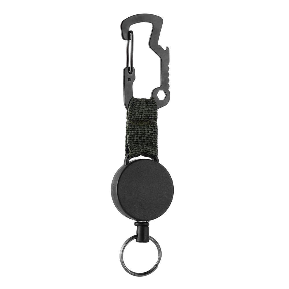 Retractable Carabiner Badge Reel w/ Keyring gallery 3