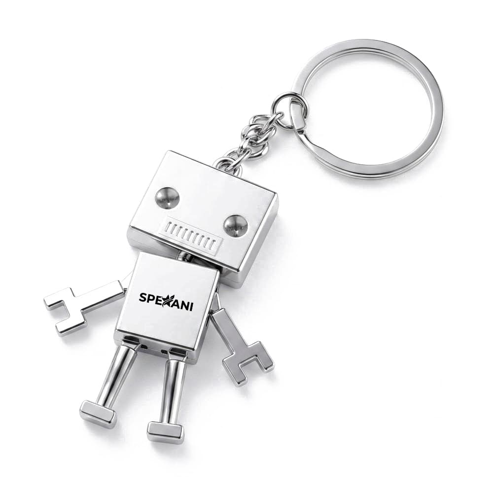 Metal Robot Figure Key Chain gallery 1