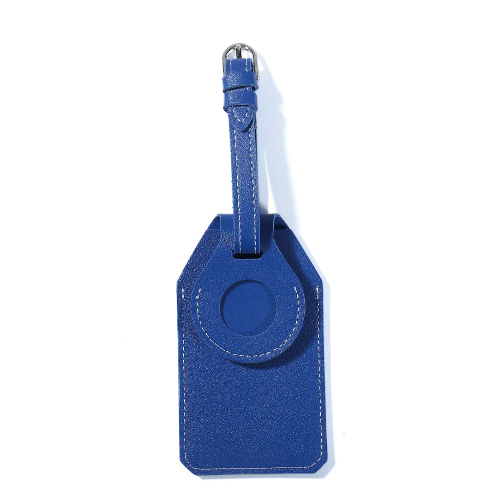 Vegan Leather Luggage Tag w/ Tracker Pocket gallery 7